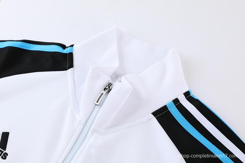 2022 Argentina White Full Zipper Tracksuit