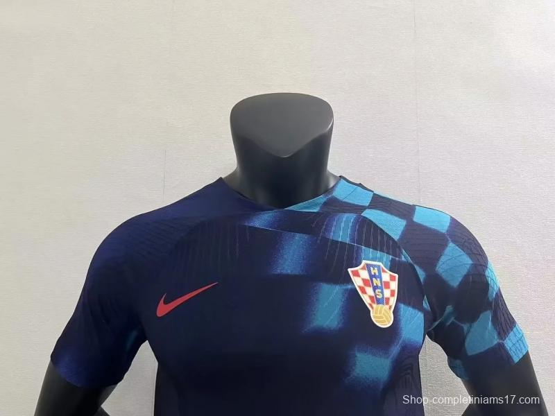 Player Version 2022 Croatia Away Jersey