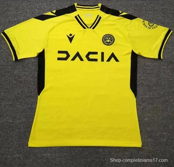 22/23 Udinese Away Yellow Jersey