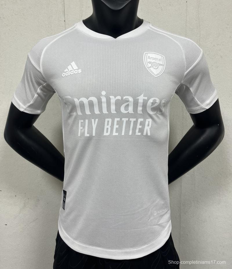 Player Version 23/24 Arsenal All White Jersey