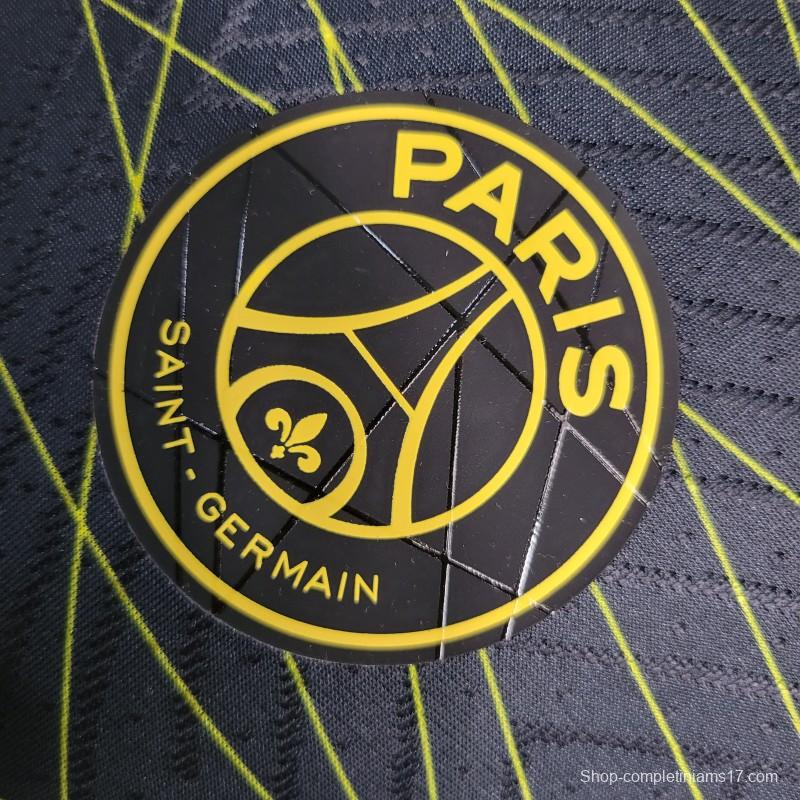 Player Version 23-24 PSG Fourth Black Soccer Jersey