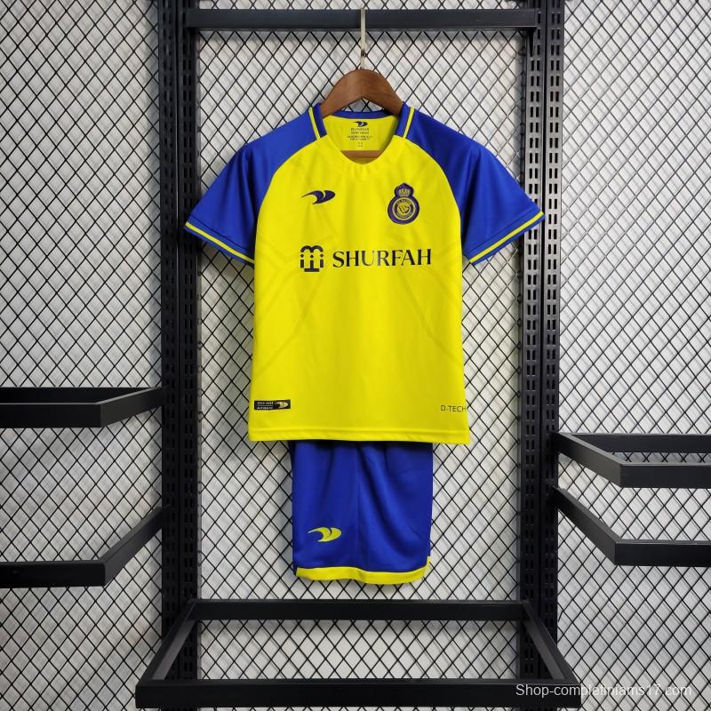 22/23 Al-Nassr FC Home Kids Jersey  Size 16-28