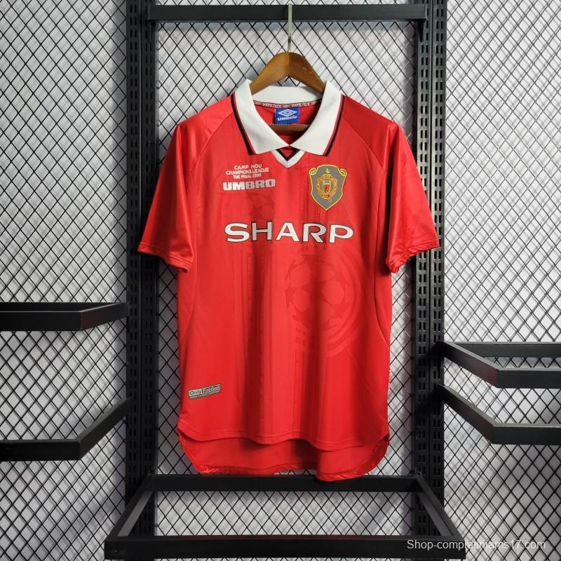 Retro 99/00 Manchester United Home Jersey