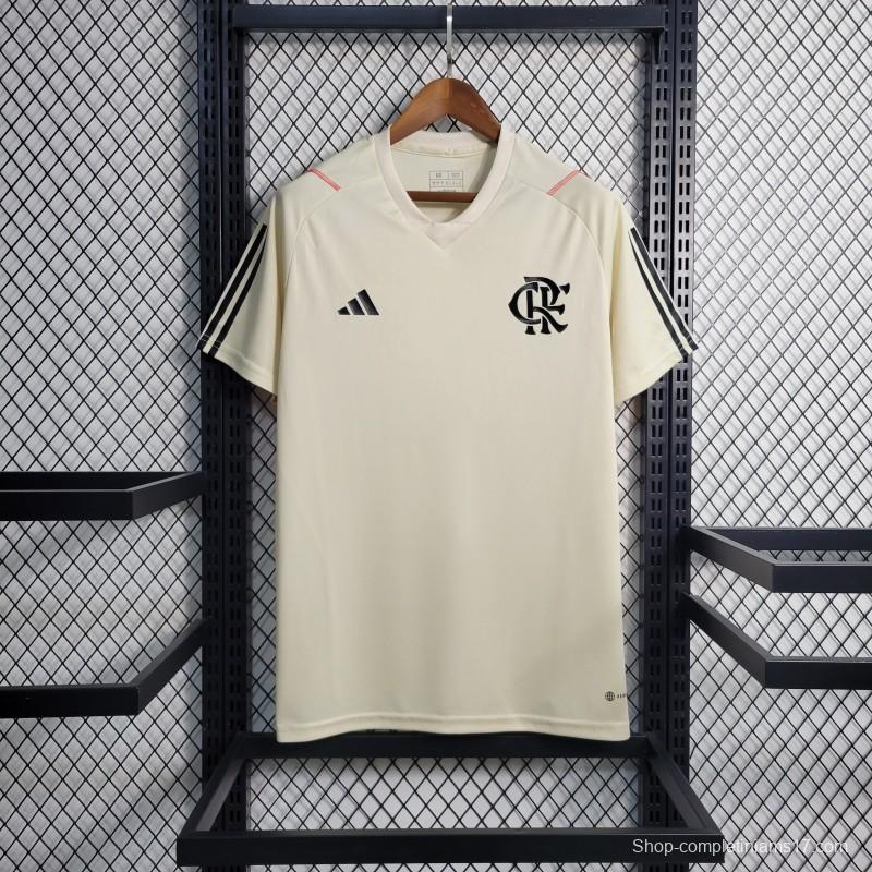 23-24 Flamengo Training Beige Jersey