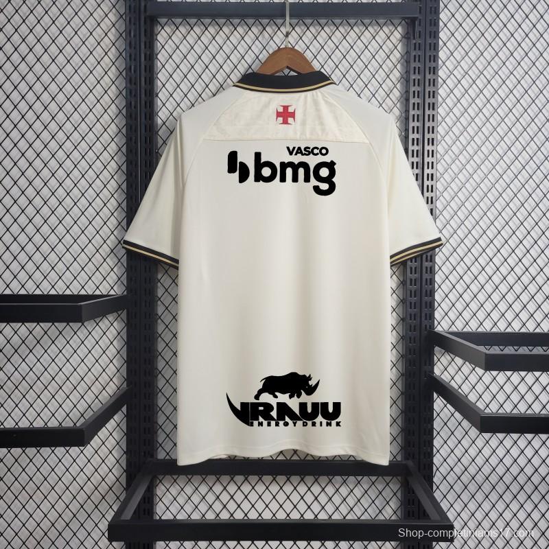 23/24 Vasco Da Gama Beige Jersey With Full Sponsors