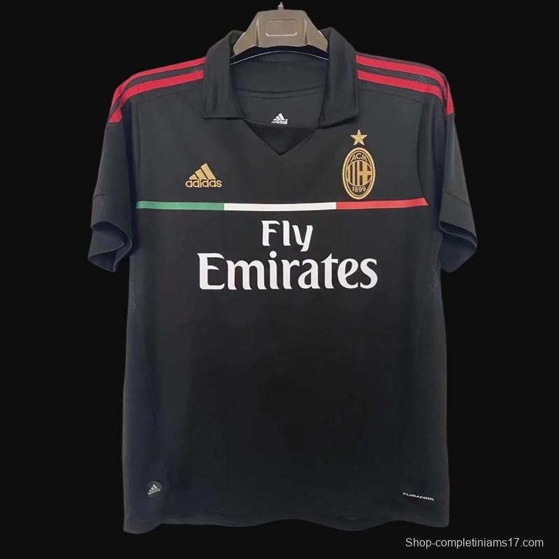 Retro 11/12 AC Milan Third Black Jersey