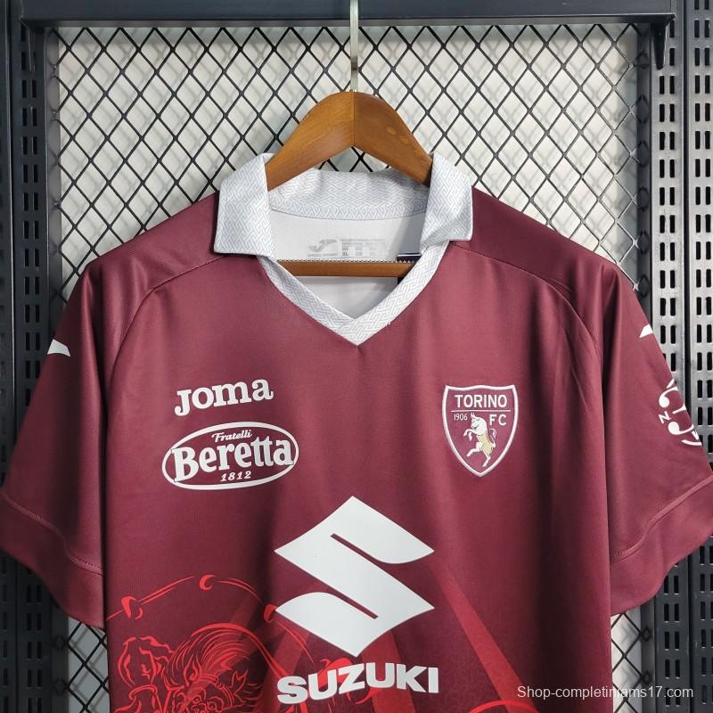 23/24 Torino Suzuki Celebrated With The Special Fujin10 Jersey