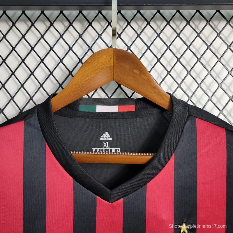 Retro 16-17 AC Milan Home Soccer Jersey