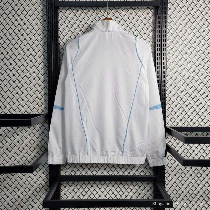 23-24 Flamengo White Windbreaker