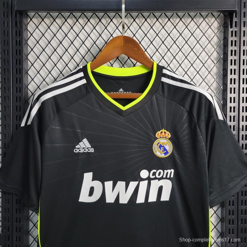 Retro 10-11 Real Madrid Away Black Soccer Jersey