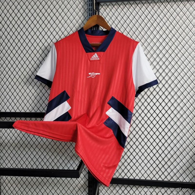 23-24 Arsenal Red Icon Jersey with Embroidery logo