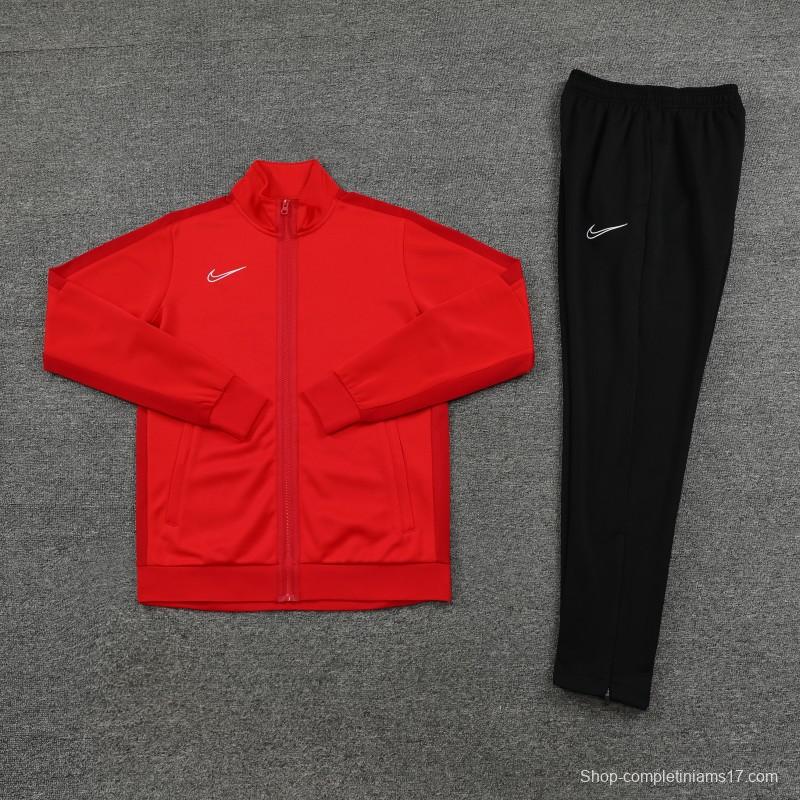 2023 Nike Red Full Zipper Hoodie Jacket +Pants