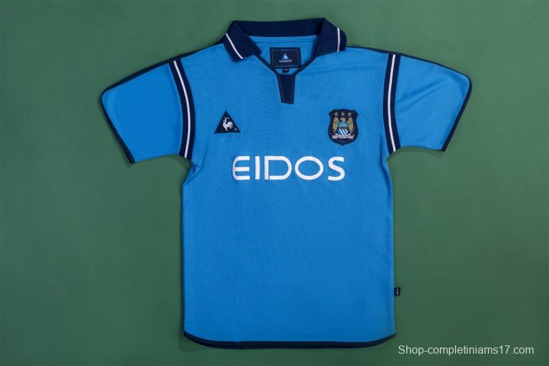 Retro 01/02 Manchester City Home Jersey