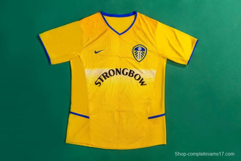 Retro 02/03 Leeds United Third Yellow Jersey