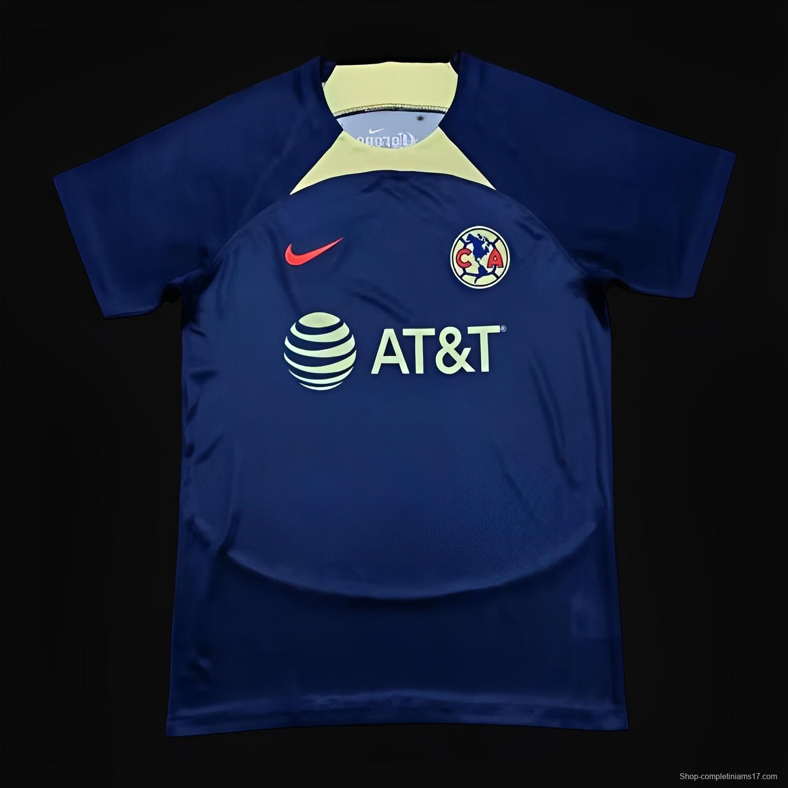 23/24 Club America Navy Training Jersey