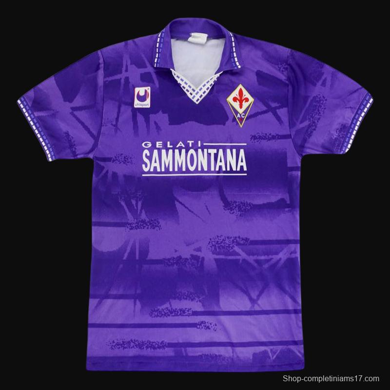 Retro 94/95 Fiorentina Home Jeresy