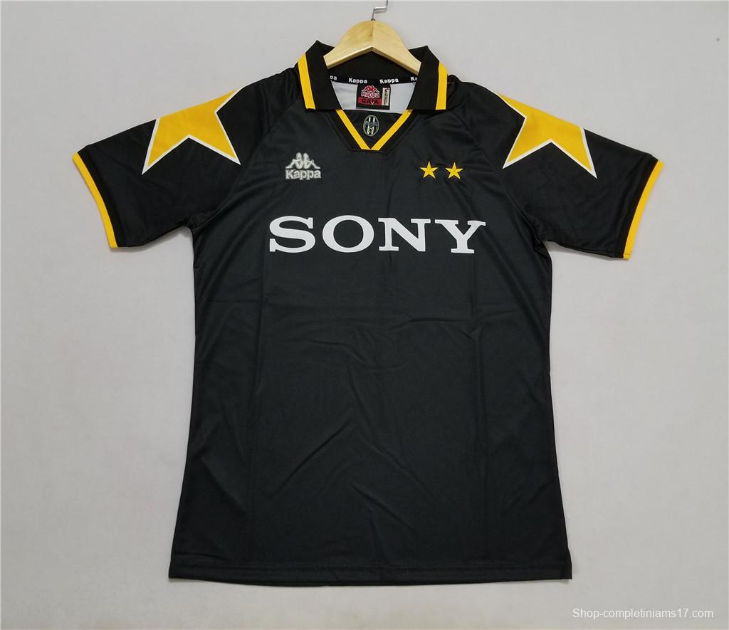 Retro 95/96 Juventus Third Black Jersey