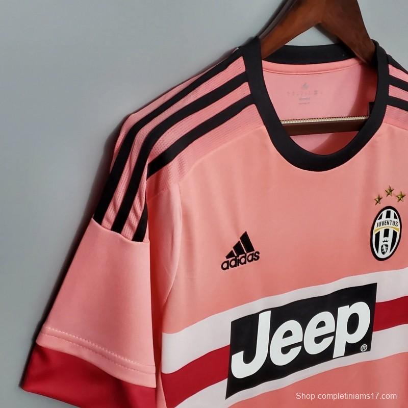 Retro 15/16 Juventus Away Pink Jersey