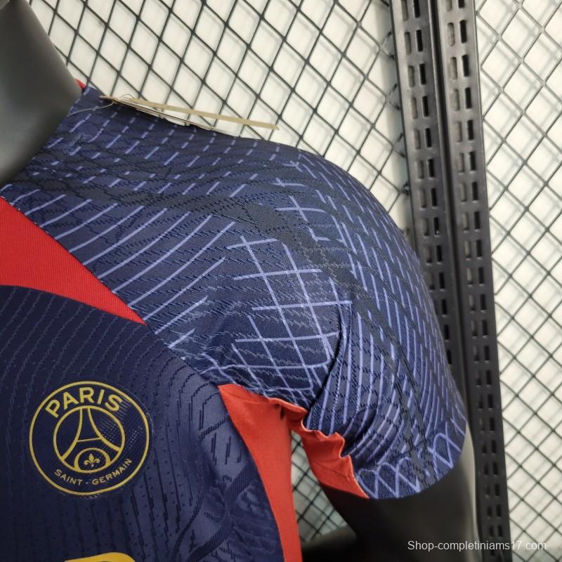 Player Version 23-24 PSG Training Navy Jersey