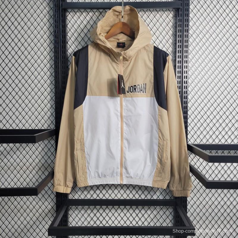 2023 Jordan Beige White Windbreaker