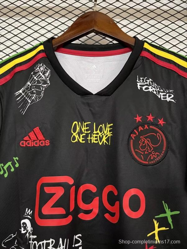 Retro 21/22 Ajax Third Black One Love Edition Jersey