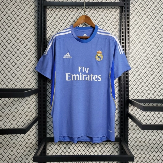 Retro 13-14 Real Madrid Away Blue Jersey