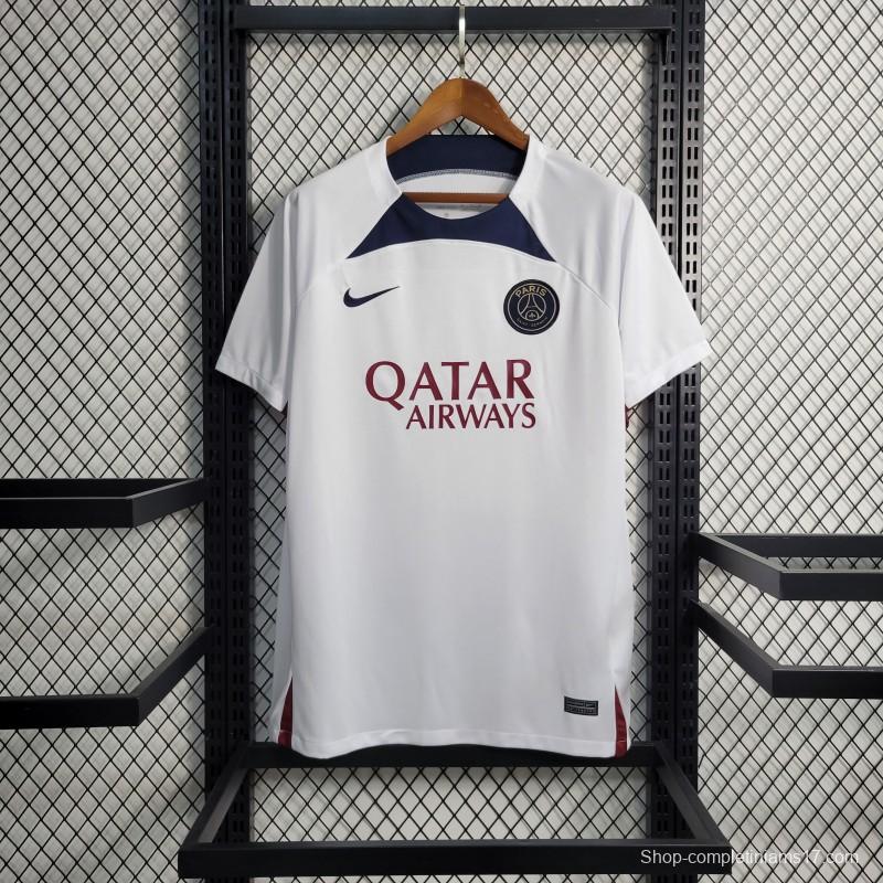 23-24 PSG Training White  Jersey