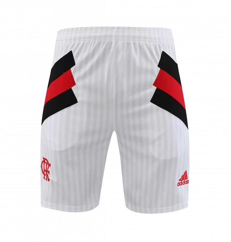 23-24 Flamengo White Remake Icon White Short Sleeve Jersey+Shorts