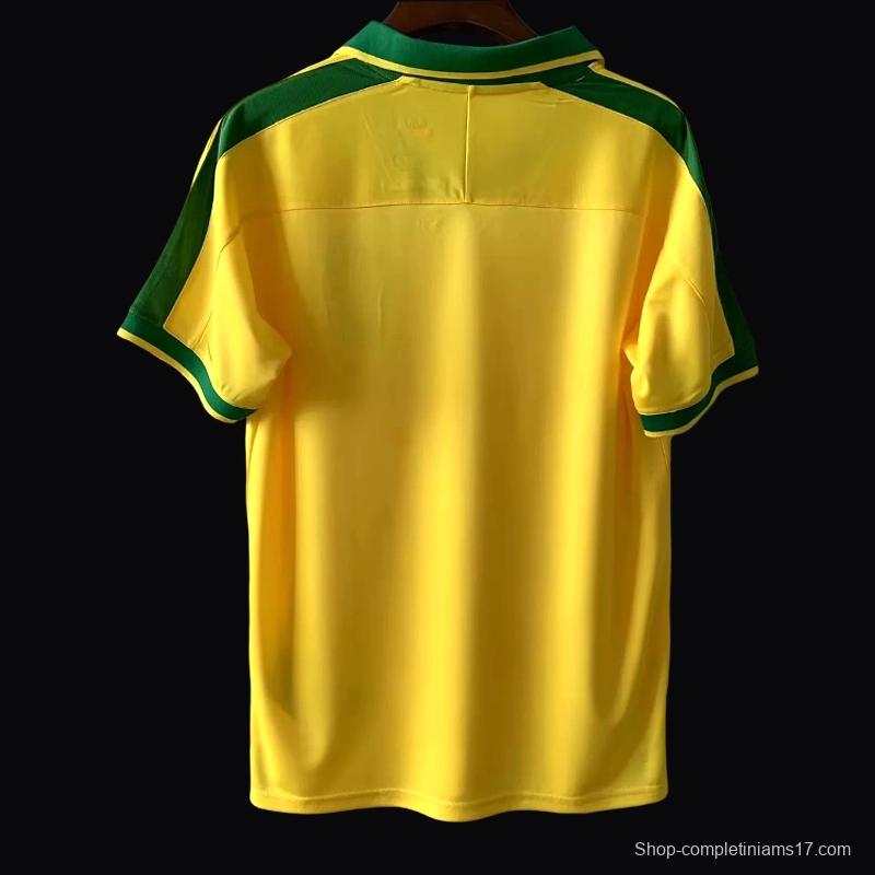 Retro 1997 Brazil Home Jersey