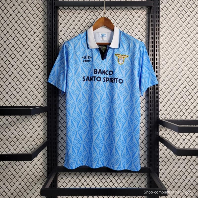 Retro 91/92 Lazio Home Jersey