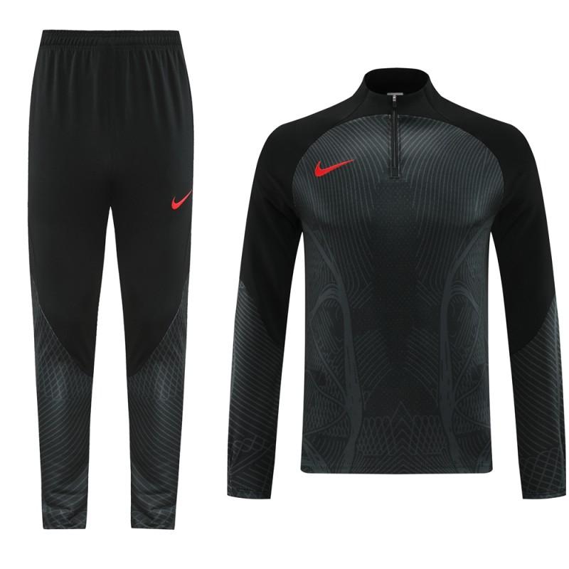 2024 Nike Black Half Zipper Jacket+Pants