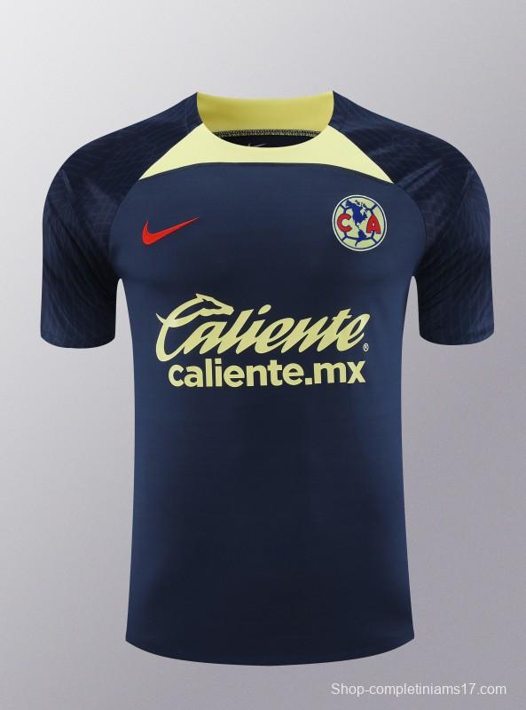 24/25 Club America Navy Short Sleeve Jeresy+Shorts