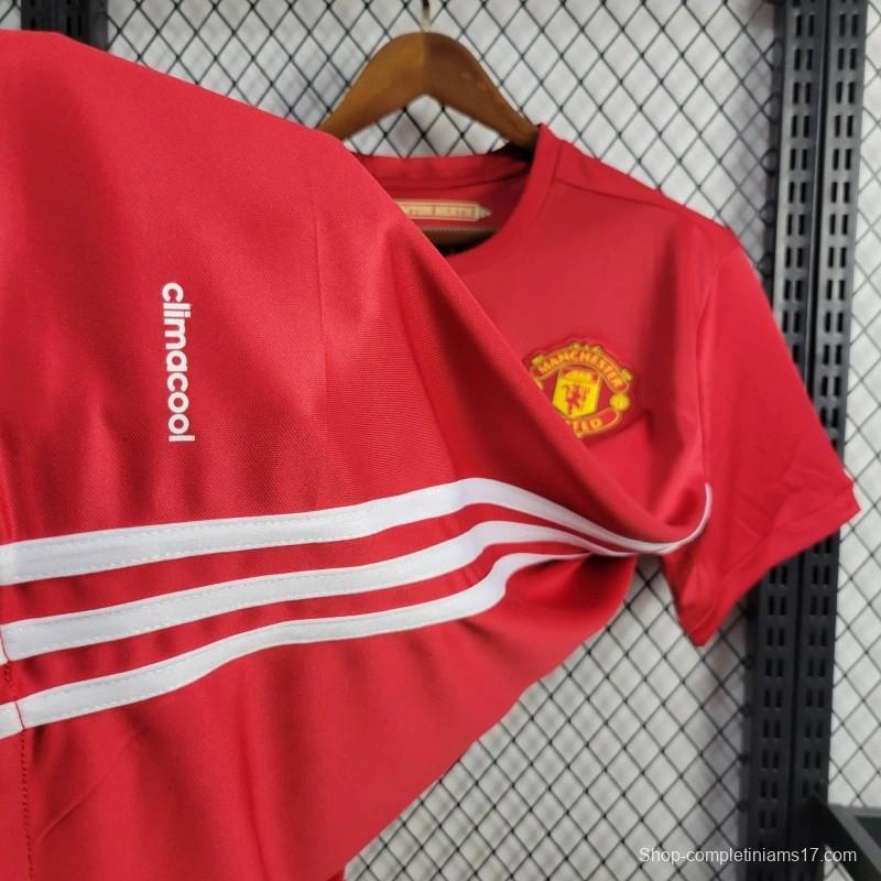 Retro 16/17 Manchester United Home Jersey