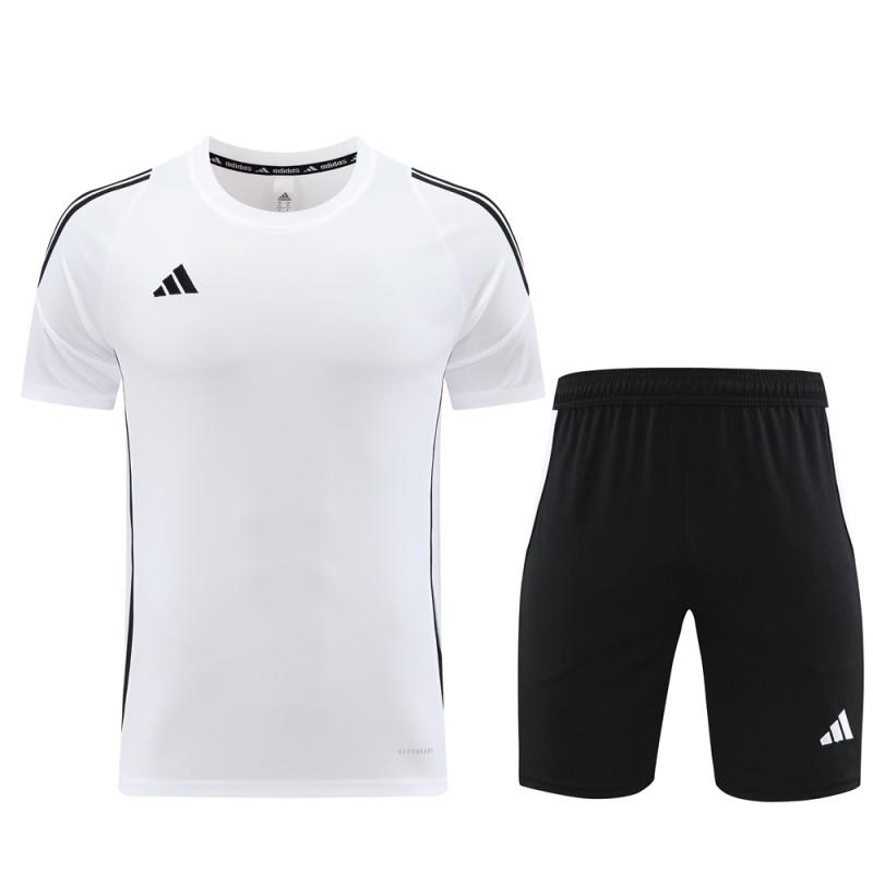 2024 Adidas White Short Sleeve Jersey+Shorts