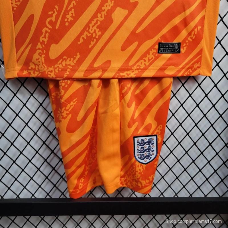 2024 KIDS England Goalkeeper Yellow Jersey