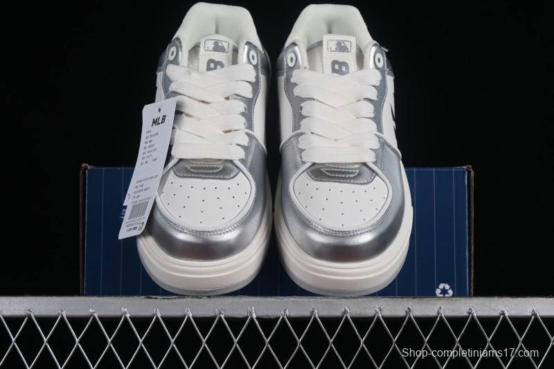 MLB Chunky Liner Metal Senior Series Lightweight Platform Casual Sneakers with 6cm Height Increase - 3ASXCLH3N50GRS