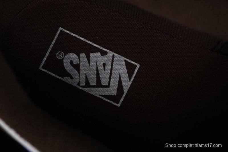 Vans Classics Knu Skool White Blue Brown Colorblock Chunky Tongue Skate Shoes - VN0009QCDMV