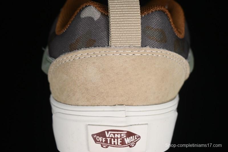 Vans Classics Knu Skool Desert Gray Green Chunky Tongue Bread Shoes - VN0007QC0WD