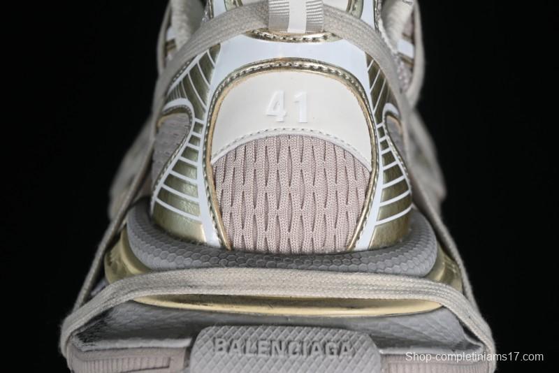 Balenciaga Phantom Sneaker 10th Generation Lace-Up Running Shoes with Transparent Heel Strap - W3XLL9191