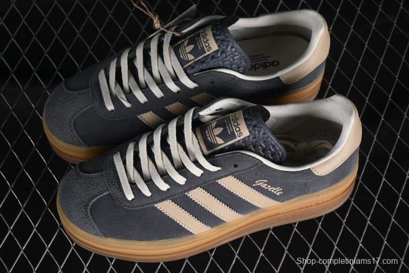 Adidas Originals Gazelle Bold IE0428 Low-Top Sneakers with Thick Sole for Casual Wear Anti-Slip and Durable - IE0428
