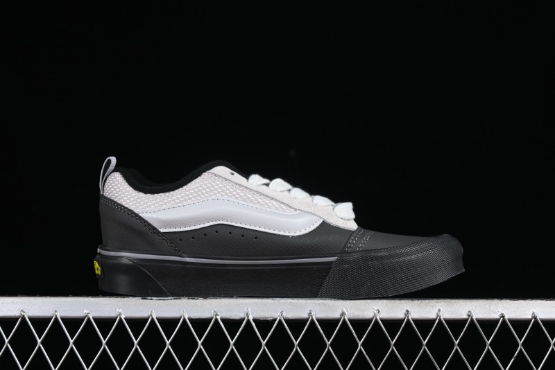 Vans OG Classic Slip-On Acid Wash Retro Grey Black Skate Shoes - VN0009QCGRY