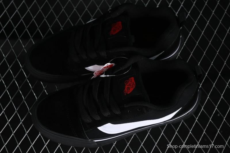 Vans Classics Knu Skool Retro Skate Shoes with Thickened Tongue and Oversized Toe - VN0009QCB9P