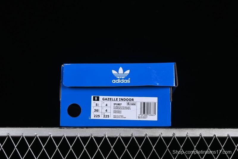 Adidas Originals Gazelle Indoor IF1807 Retro Casual Anti-Slip Wear-Resistant Low-Top Sneakers - IF1807