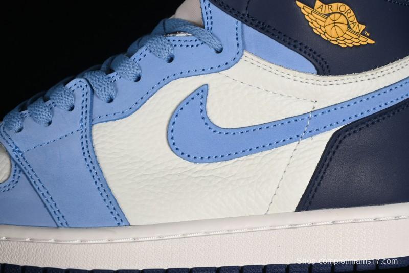 Air Jordan 1 High-Top "First in Flight" Obsidian 2.0  Basketball Shoes