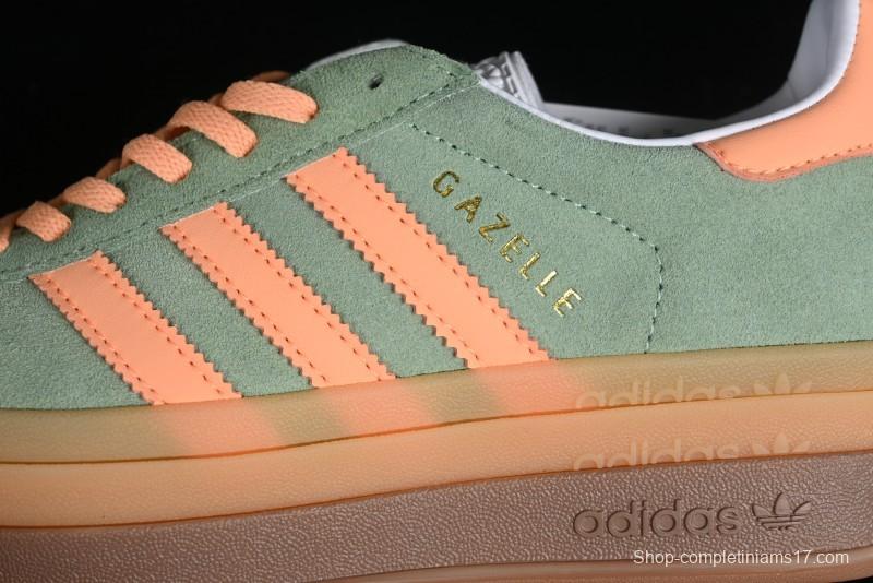 Adidas Originals Gazelle Bold IH7495 Low-Top Sneakers with Thick Sole for Casual Wear Anti-Slip and Durable - IH7495
