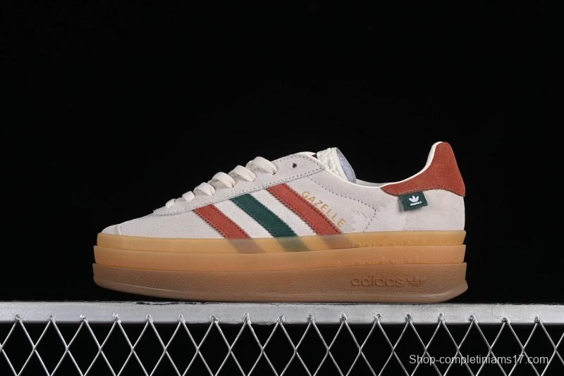 Adidas Originals Gazelle Bold IG3685 Low-Top Sneakers with Thick Sole for Casual Wear Anti-Slip and Durable