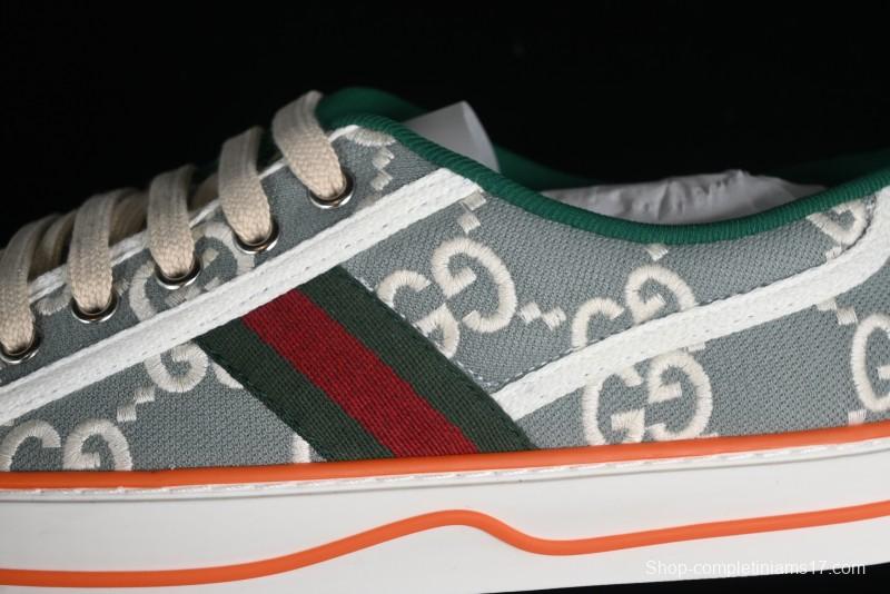 Gucci Tennis 1977 Print Sneaker Retro Casual Canvas Shoes - 02JPO9064