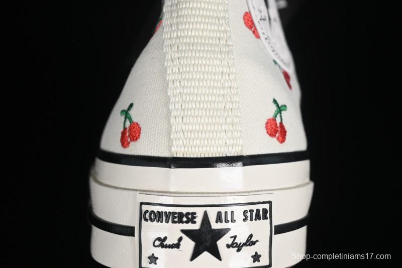 Converse Chuck 1970s Official Cherry Embroidery Canvas Sneakers - A08863C