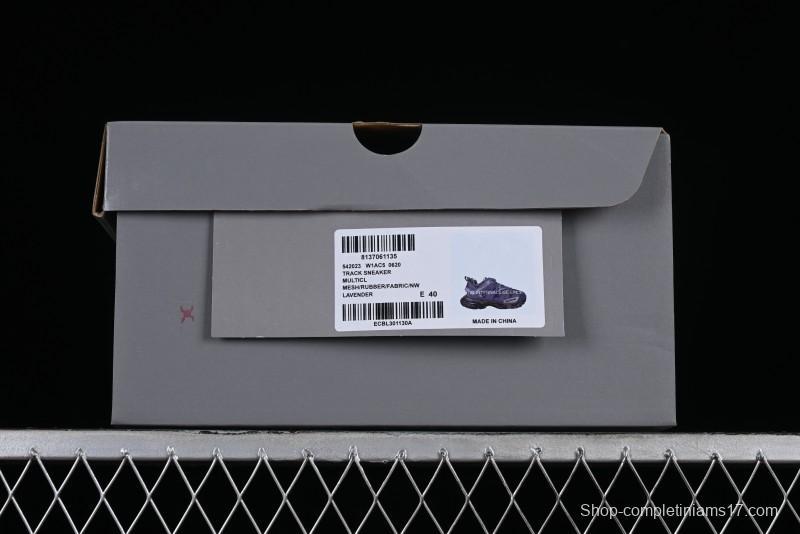 Balenciaga Track Sneaker Tess with Transparent Heel Strap - W1AC50620