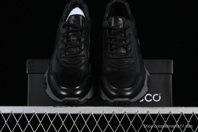 Ecco Pure Color Block Slip-Resistant耐磨耐磨运动鞋 41522801001